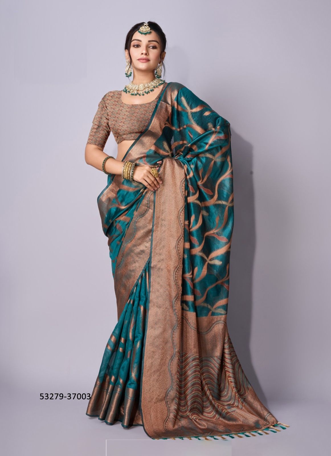 EVOGUE 1 - CATALOG # 53279 (SET OF 5 SAREES) 
