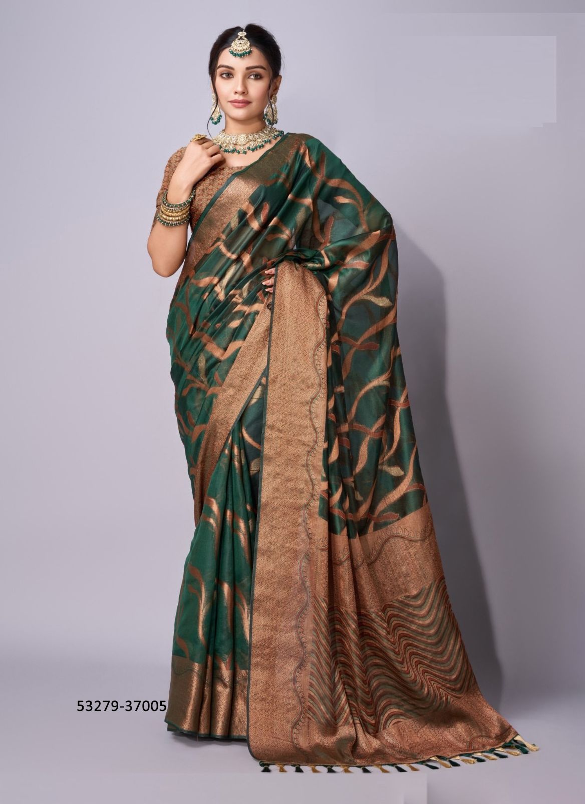 EVOGUE 1 - CATALOG # 53279 (SET OF 5 SAREES) 