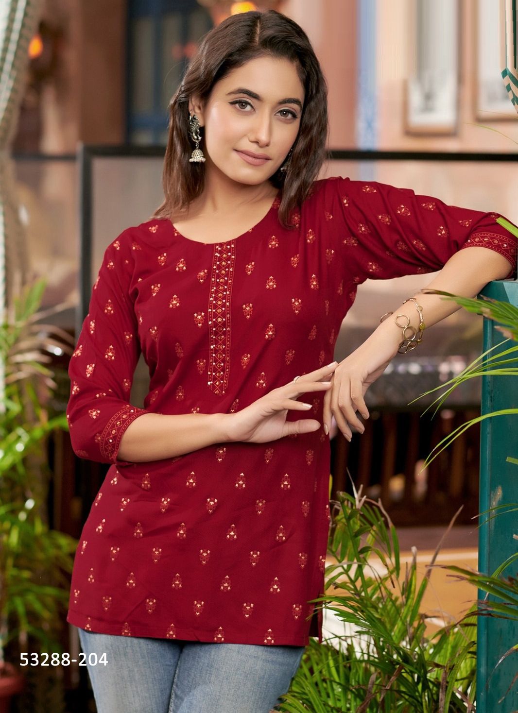 MINNI 2 - CATALOG # 53288 (SET OF 8 READYMADE KURTIS)