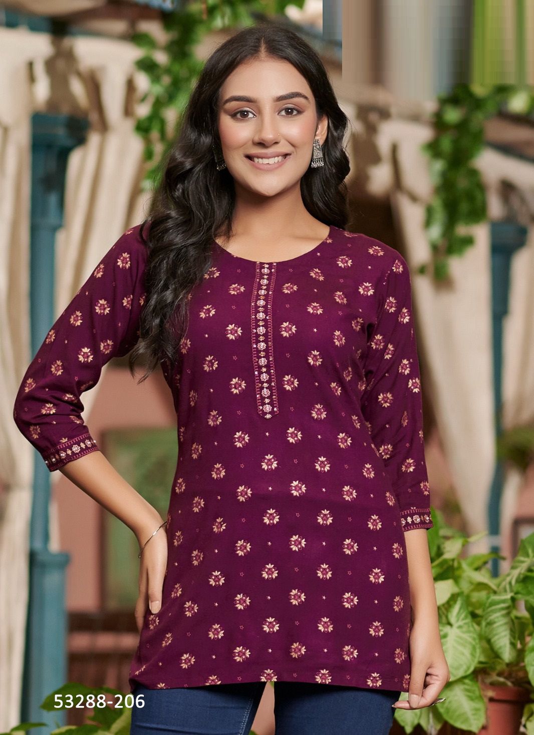 MINNI 2 - CATALOG # 53288 (SET OF 8 READYMADE KURTIS)