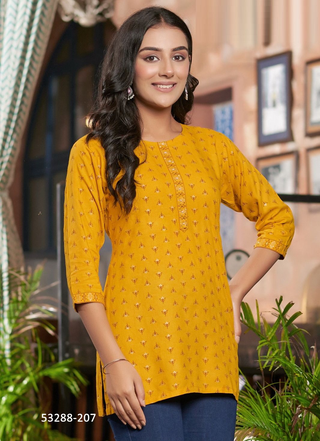 MINNI 2 - CATALOG # 53288 (SET OF 8 READYMADE KURTIS)