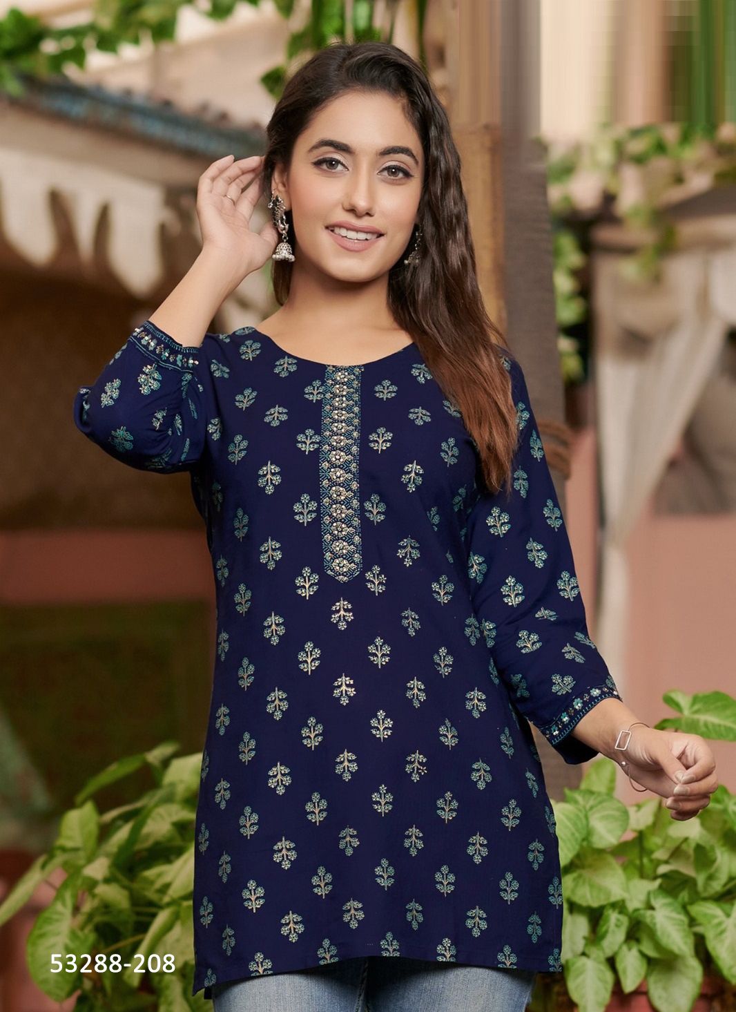 MINNI 2 - CATALOG # 53288 (SET OF 8 READYMADE KURTIS)