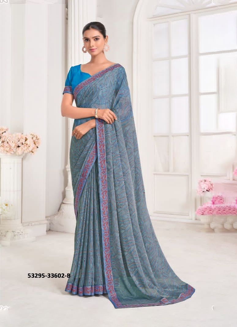 VANILLA 8 - CATALOG # 53295 (SET OF 12 SAREES)