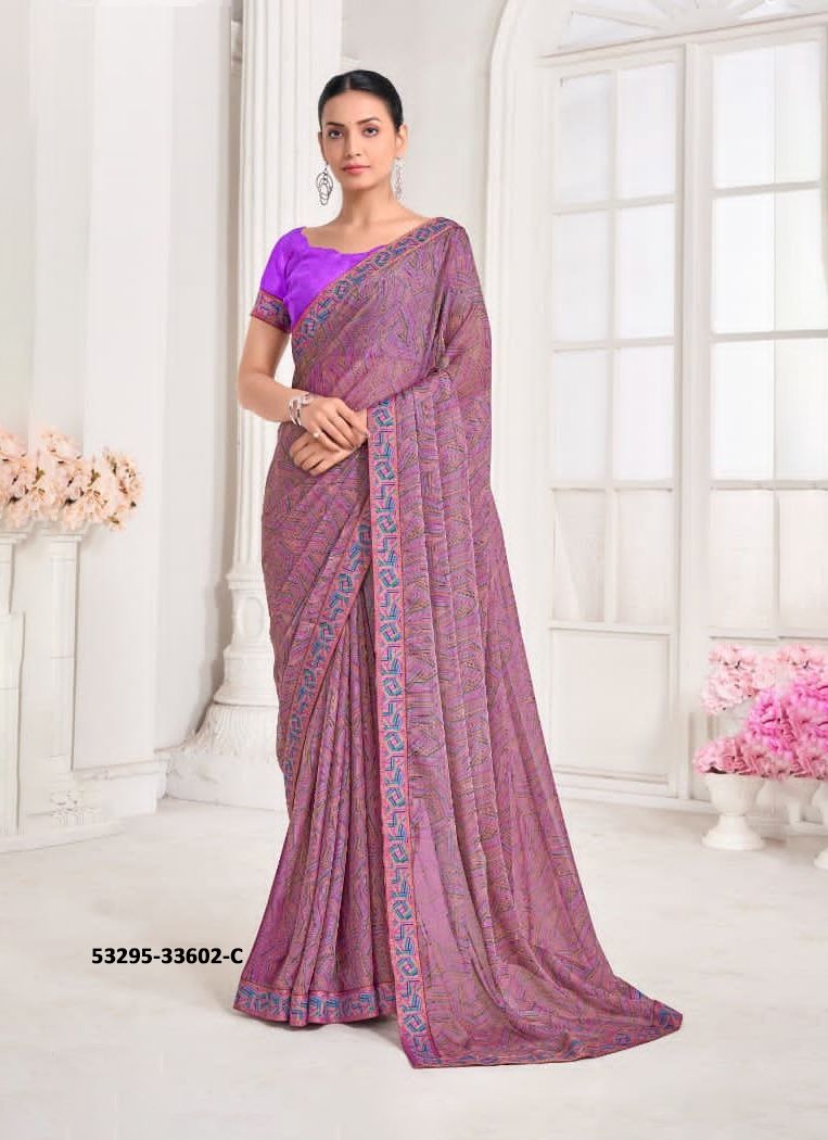 VANILLA 8 - CATALOG # 53295 (SET OF 12 SAREES)