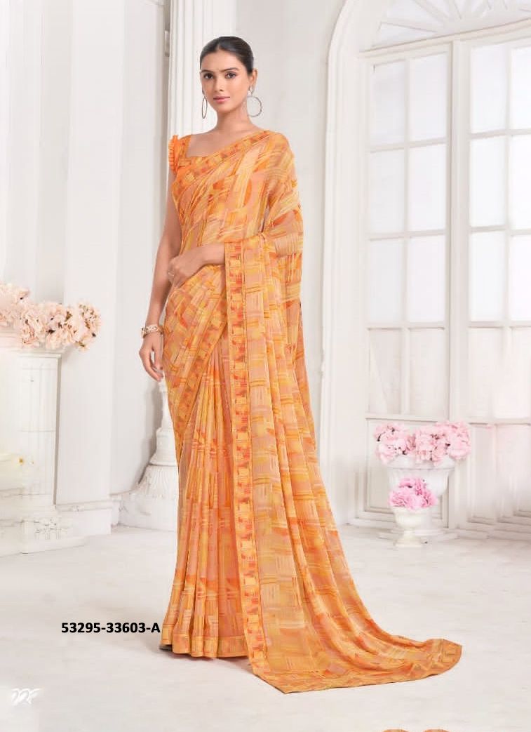 VANILLA 8 - CATALOG # 53295 (SET OF 12 SAREES)