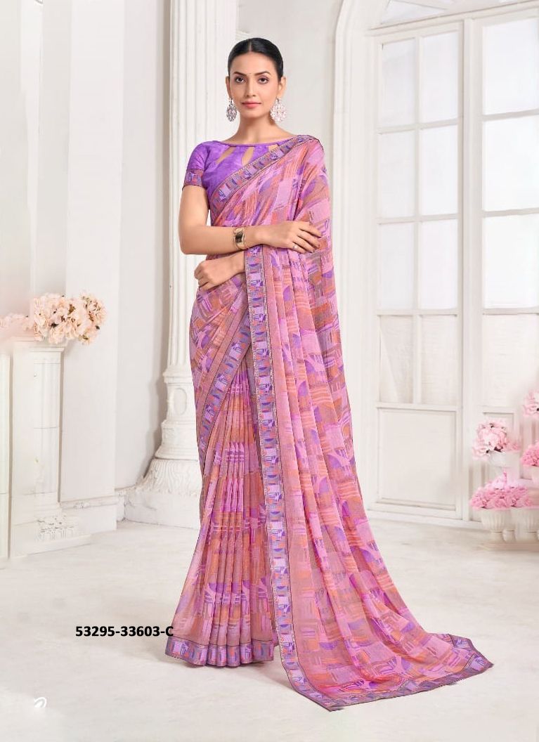 VANILLA 8 - CATALOG # 53295 (SET OF 12 SAREES)