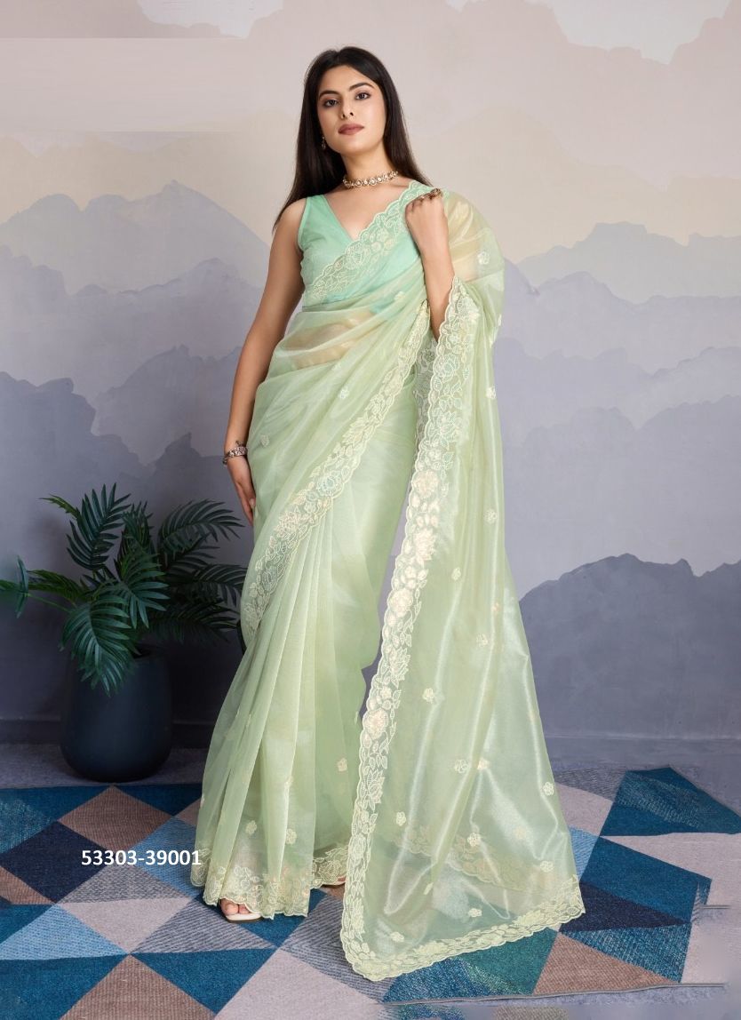 TWILLORA - CATALOG # 53303 (SET OF 3 SAREES) TWILLORA - CATALOG # 53303 (SET OF 3 SAREES)