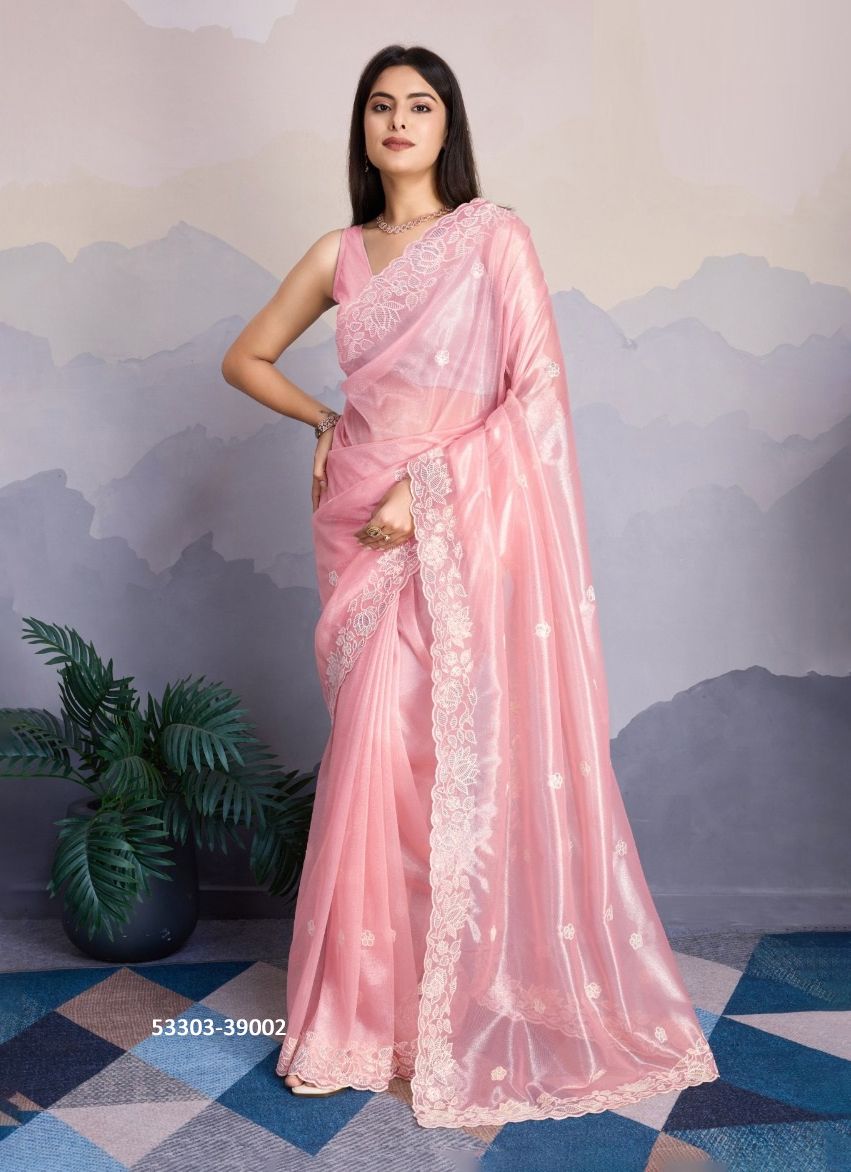 TWILLORA - CATALOG # 53303 (SET OF 3 SAREES) TWILLORA - CATALOG # 53303 (SET OF 3 SAREES)