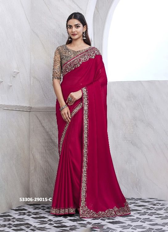 COLORS OF 29015 - CATALOG # 53306 (SET OF 6 SAREES)