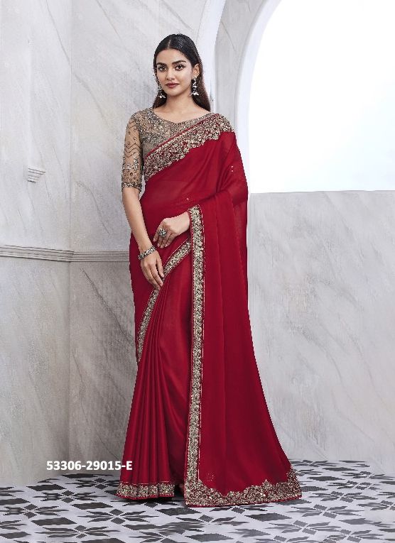 COLORS OF 29015 - CATALOG # 53306 (SET OF 6 SAREES)
