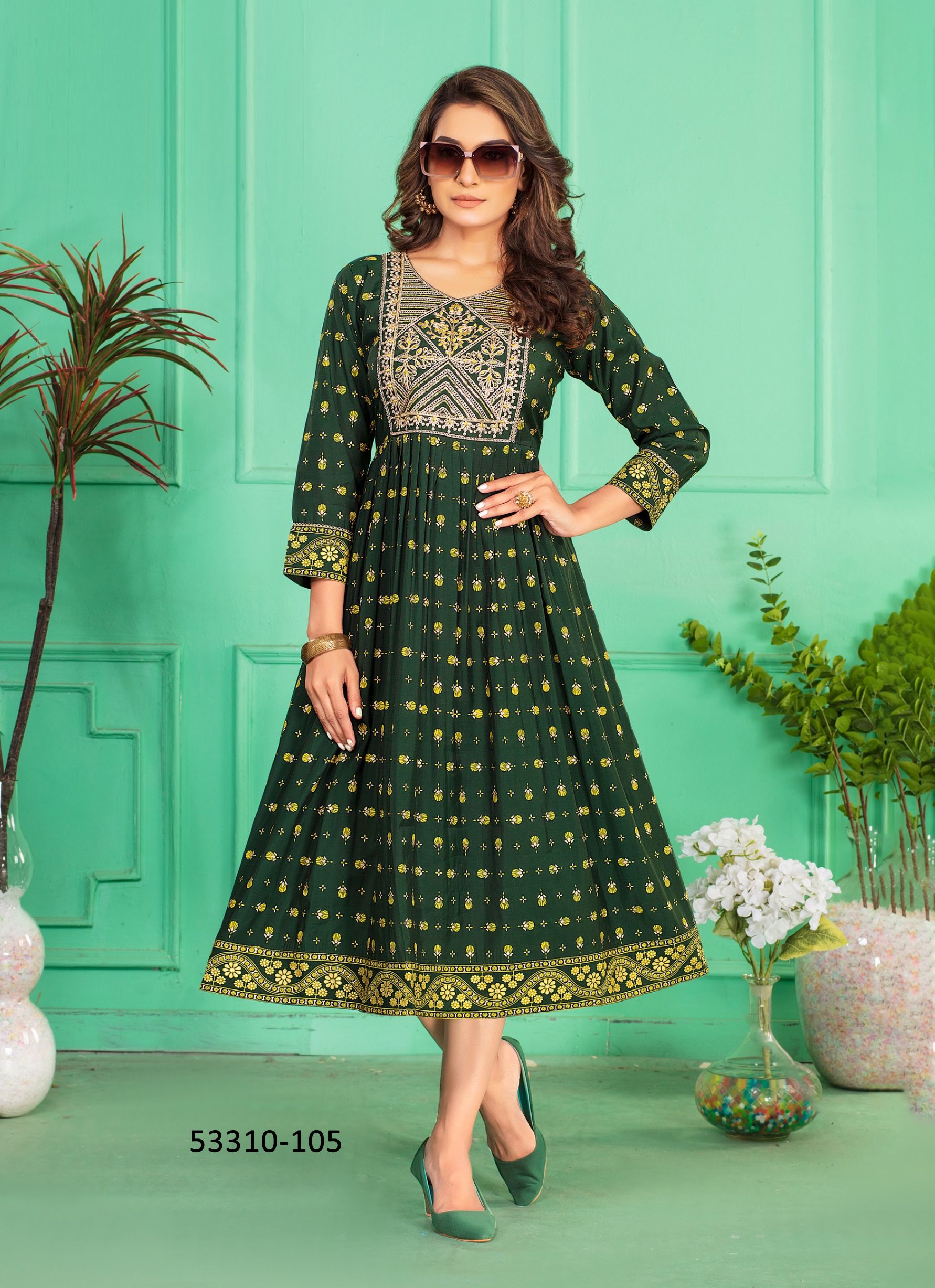 SHIVAYA - CATALOG # 53310 (SET OF 6 READYMADE KURTIS) SHIVAYA - CATALOG # 53310 (SET OF 6 READYMADE KURTIS)