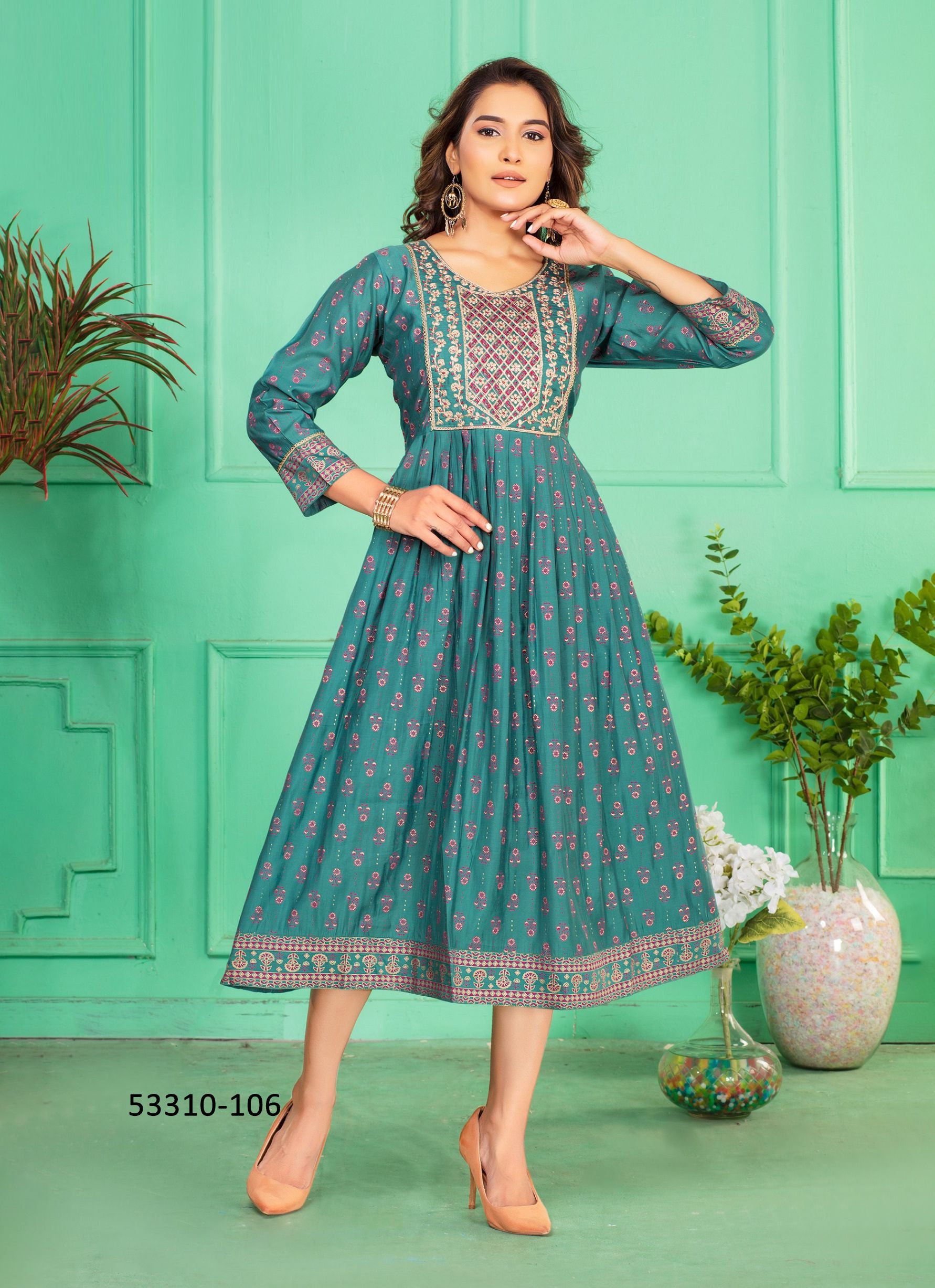 SHIVAYA - CATALOG # 53310 (SET OF 6 READYMADE KURTIS) SHIVAYA - CATALOG # 53310 (SET OF 6 READYMADE KURTIS)