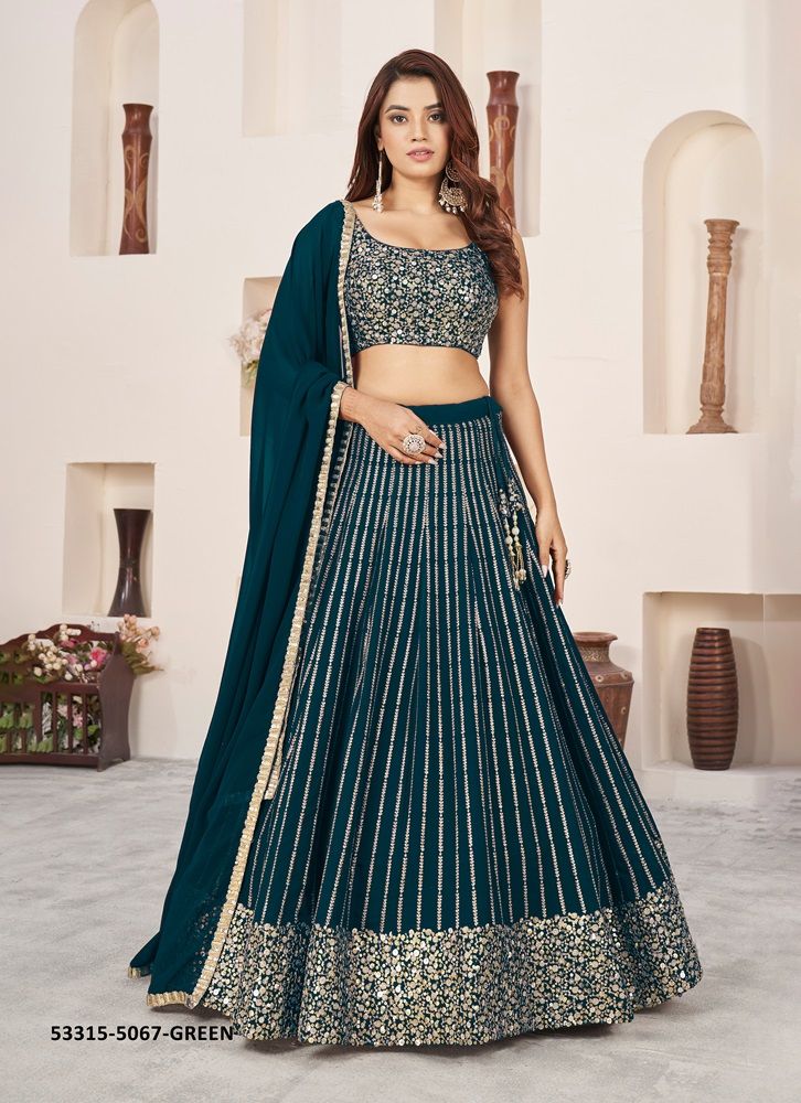 ANCHAL 3 - CATALOG # 53315 (SET OF 8 LEHENGAS (SEMI-STITCHED))
