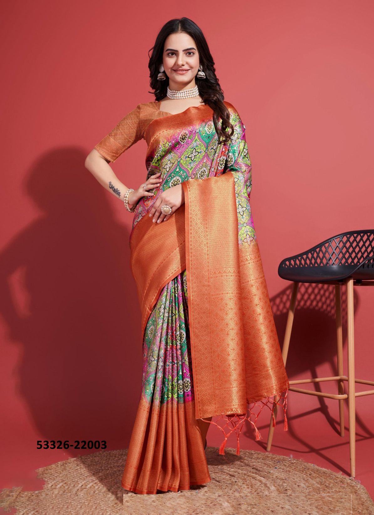 DIONNE 1 - CATALOG # 53326 (SET OF 8 SAREES)