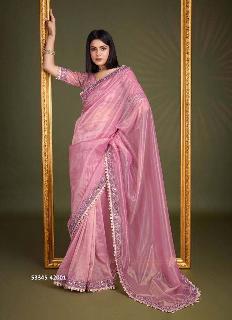 ZAARITA - CATALOG # 53345 (SET OF 4 SAREES) ZAARITA - CATALOG # 53345 (SET OF 4 SAREES)