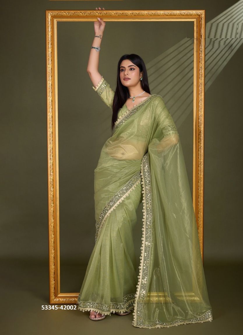 ZAARITA - CATALOG # 53345 (SET OF 4 SAREES) ZAARITA - CATALOG # 53345 (SET OF 4 SAREES)
