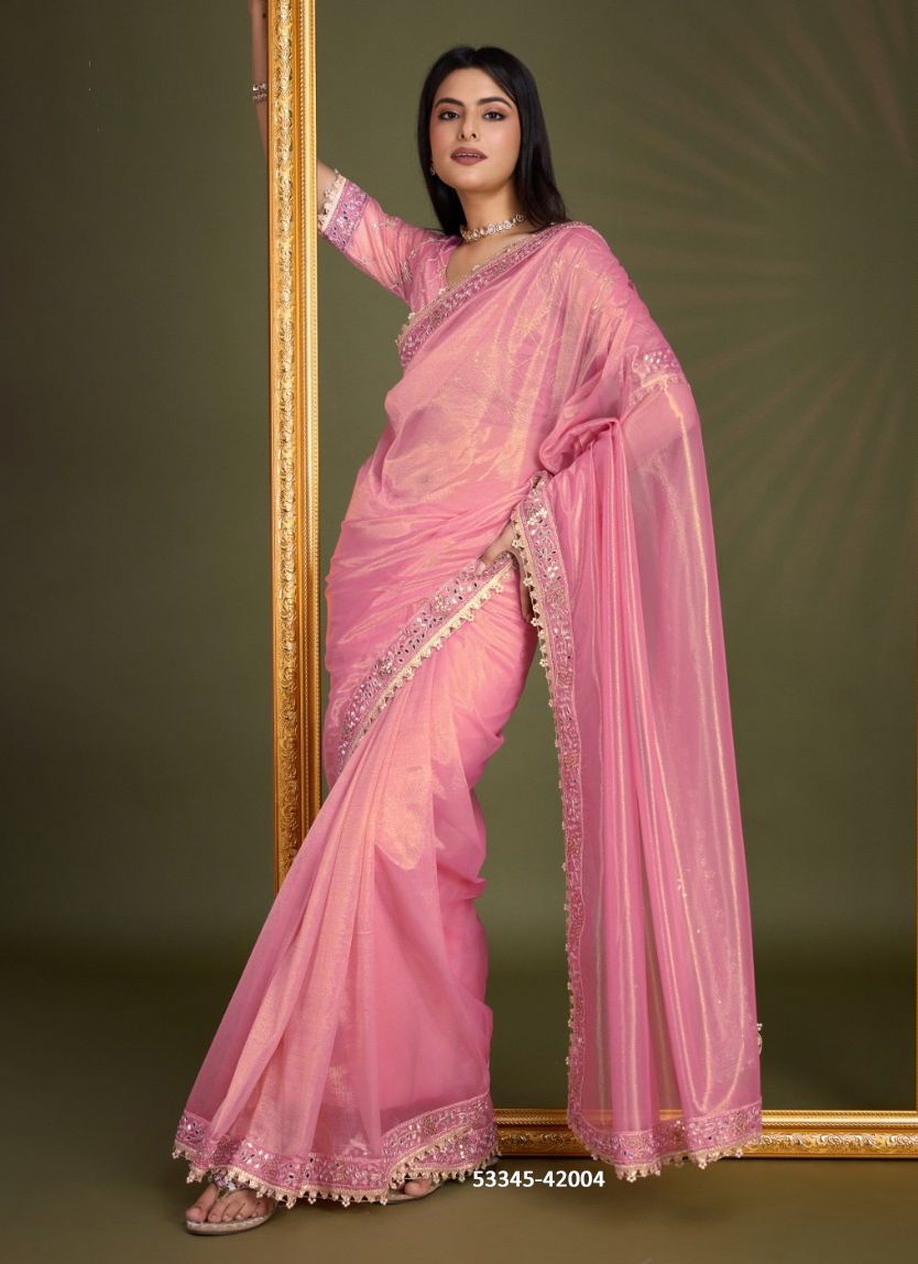 ZAARITA - CATALOG # 53345 (SET OF 4 SAREES) ZAARITA - CATALOG # 53345 (SET OF 4 SAREES)