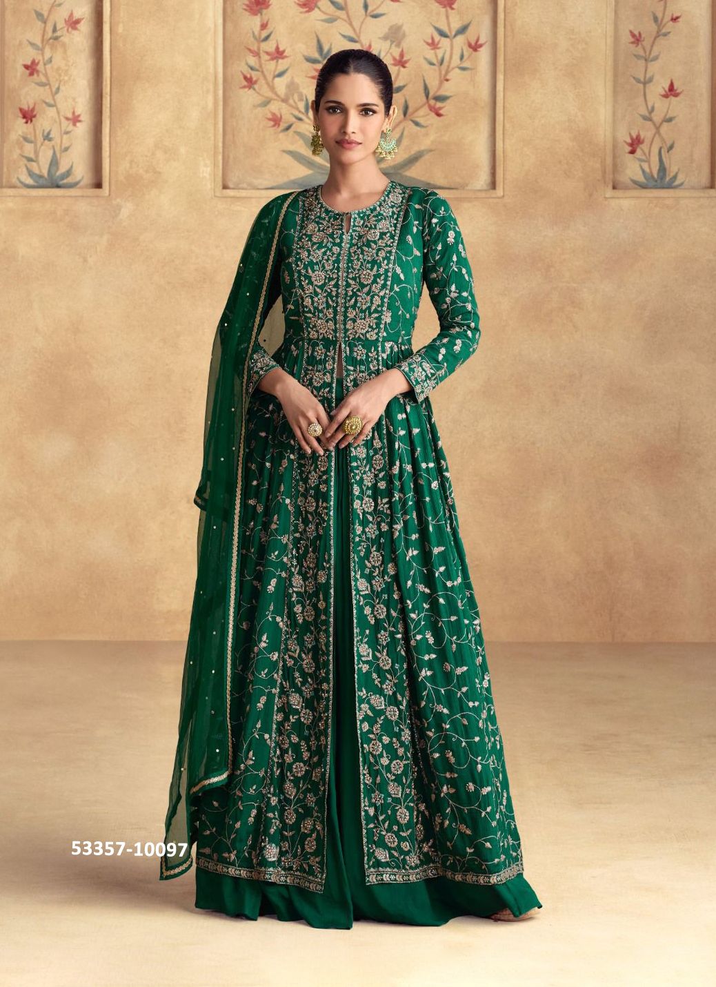 ALFAAZ - CATALOG # 53357 (SET OF 4 INDO-WESTERN)
