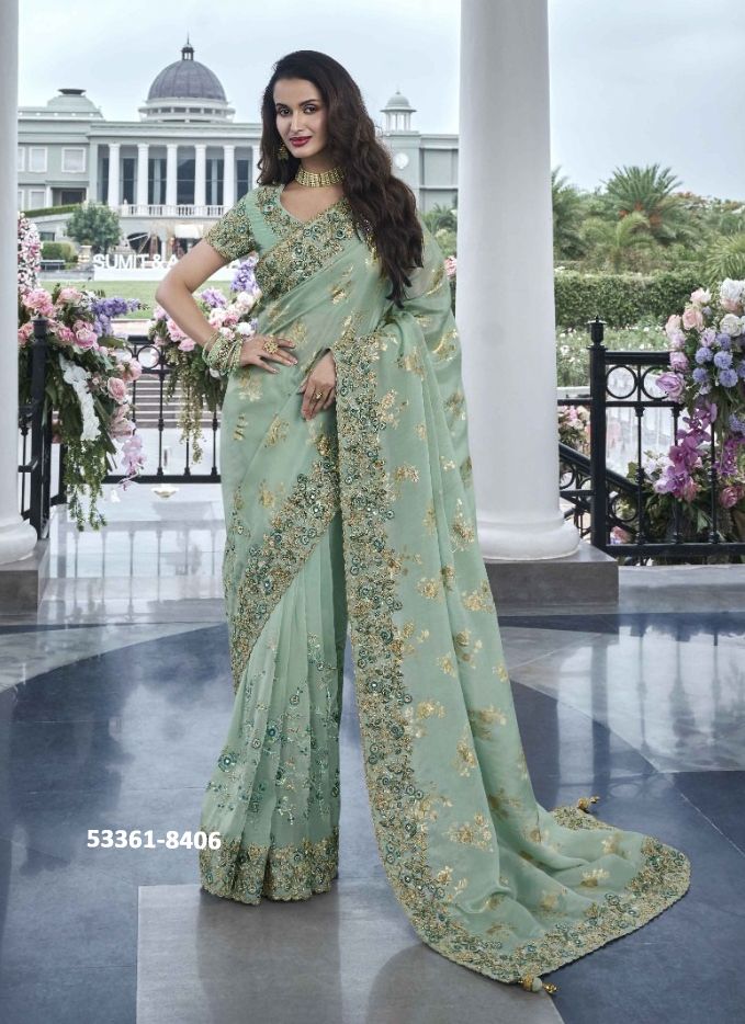 WEDDING SAGA - CATALOG # 53361 (SET OF 12 SAREES)