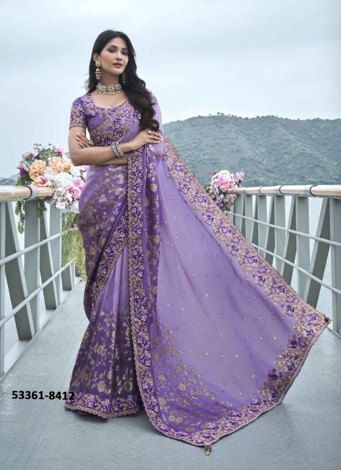 WEDDING SAGA - CATALOG # 53361 (SET OF 12 SAREES)
