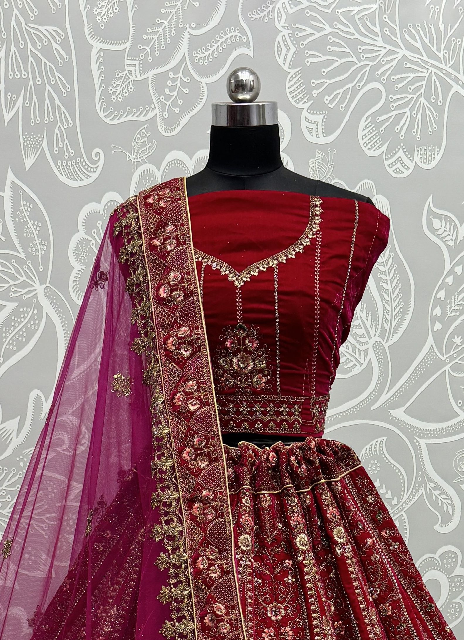 SERIES 2756 - CATALOG # 53380 (SET OF 2 LEHENGAS (SEMI-STITCHED)) SERIES 2756 - CATALOG # 53380 (SET OF 2 LEHENGAS (SEMI-STITCHED))