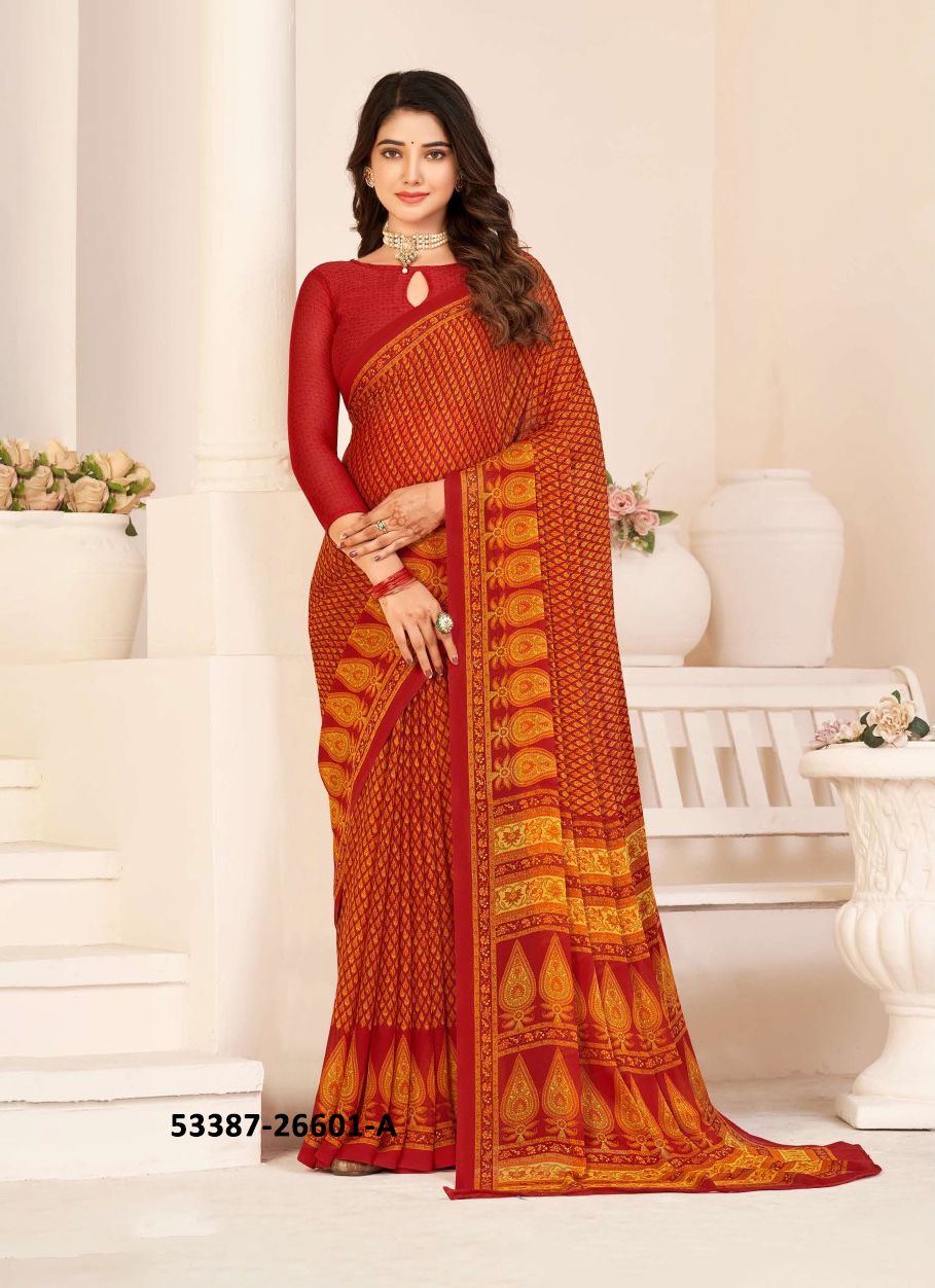 STAR CHIFFON 135 - CATALOG # 53387 (SET OF 12 SAREES) STAR CHIFFON 135 - CATALOG # 53387 (SET OF 12 SAREES)