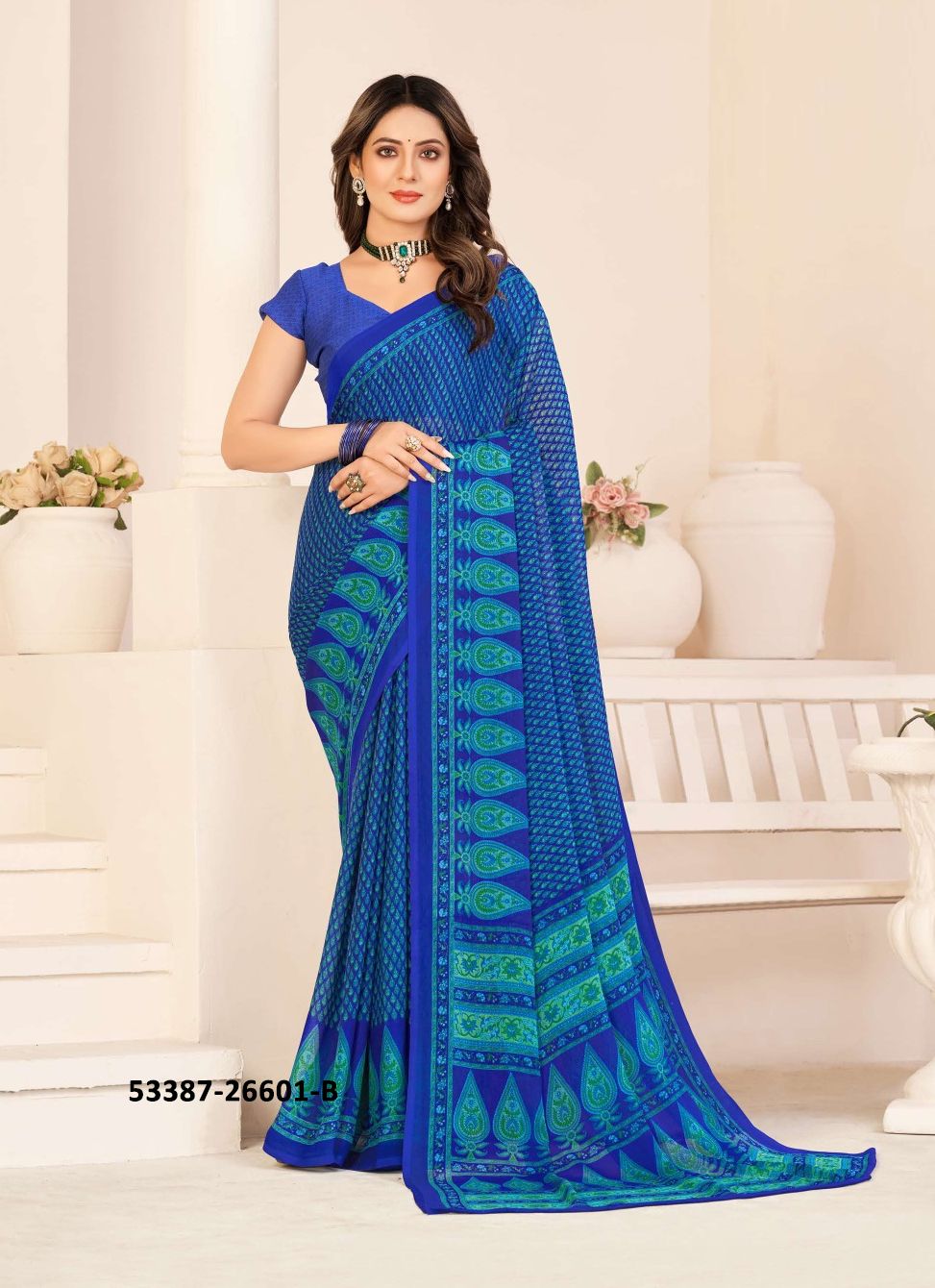 STAR CHIFFON 135 - CATALOG # 53387 (SET OF 12 SAREES) STAR CHIFFON 135 - CATALOG # 53387 (SET OF 12 SAREES)