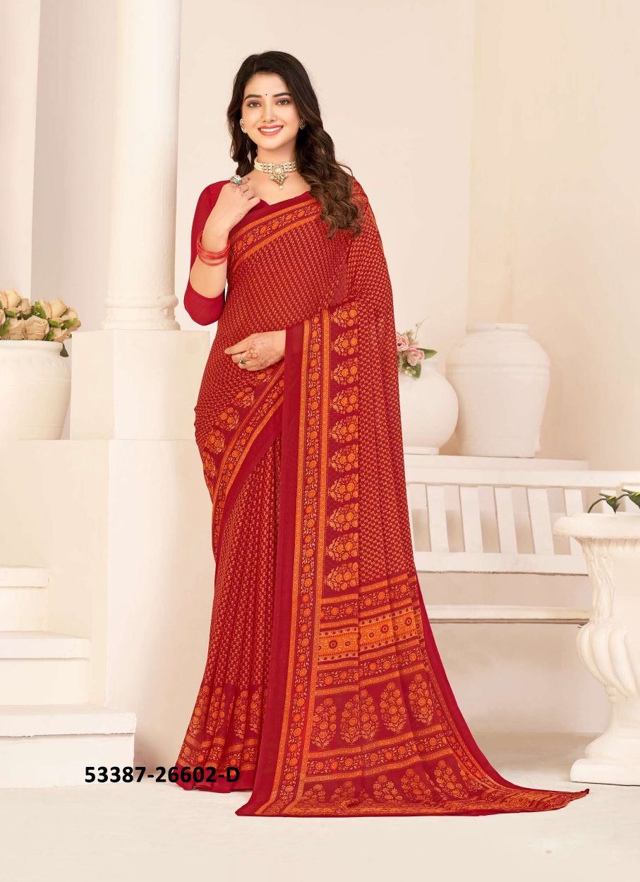 STAR CHIFFON 135 - CATALOG # 53387 (SET OF 12 SAREES) STAR CHIFFON 135 - CATALOG # 53387 (SET OF 12 SAREES)