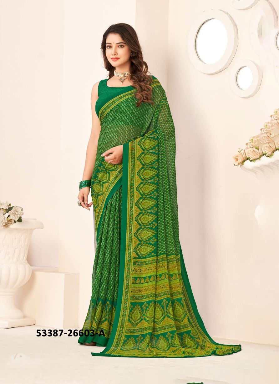STAR CHIFFON 135 - CATALOG # 53387 (SET OF 12 SAREES) STAR CHIFFON 135 - CATALOG # 53387 (SET OF 12 SAREES)
