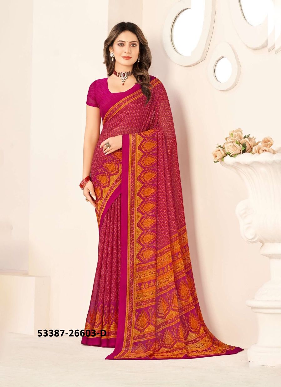 STAR CHIFFON 135 - CATALOG # 53387 (SET OF 12 SAREES) STAR CHIFFON 135 - CATALOG # 53387 (SET OF 12 SAREES)