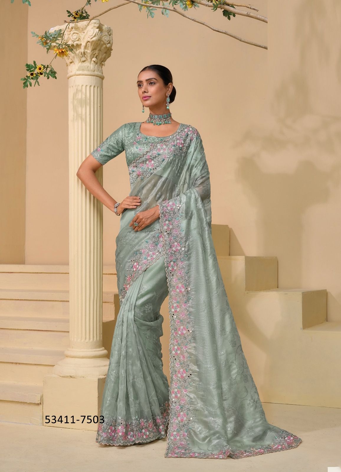 SERIES 7501-7513 - CATALOG # 53411 (SET OF 13 SAREES)