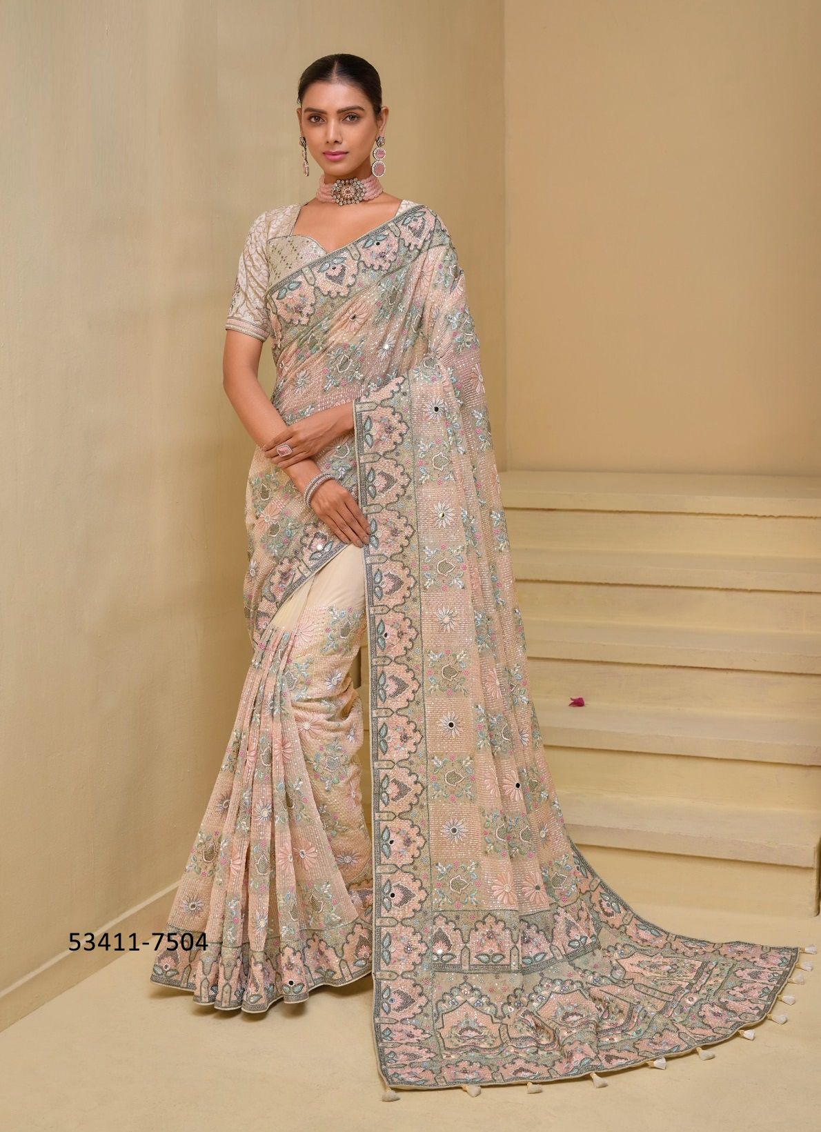 SERIES 7501-7513 - CATALOG # 53411 (SET OF 13 SAREES)