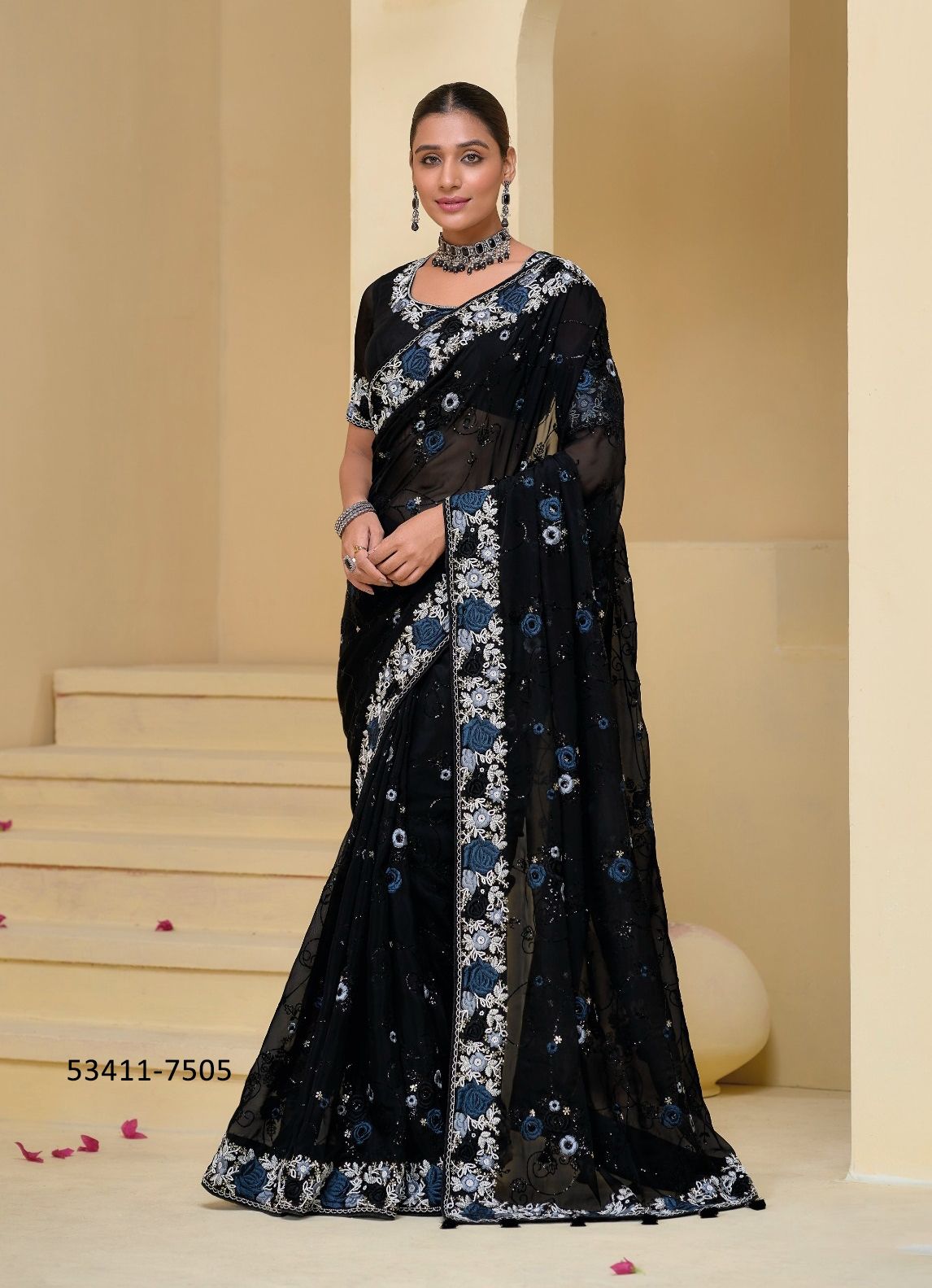 SERIES 7501-7513 - CATALOG # 53411 (SET OF 13 SAREES)
