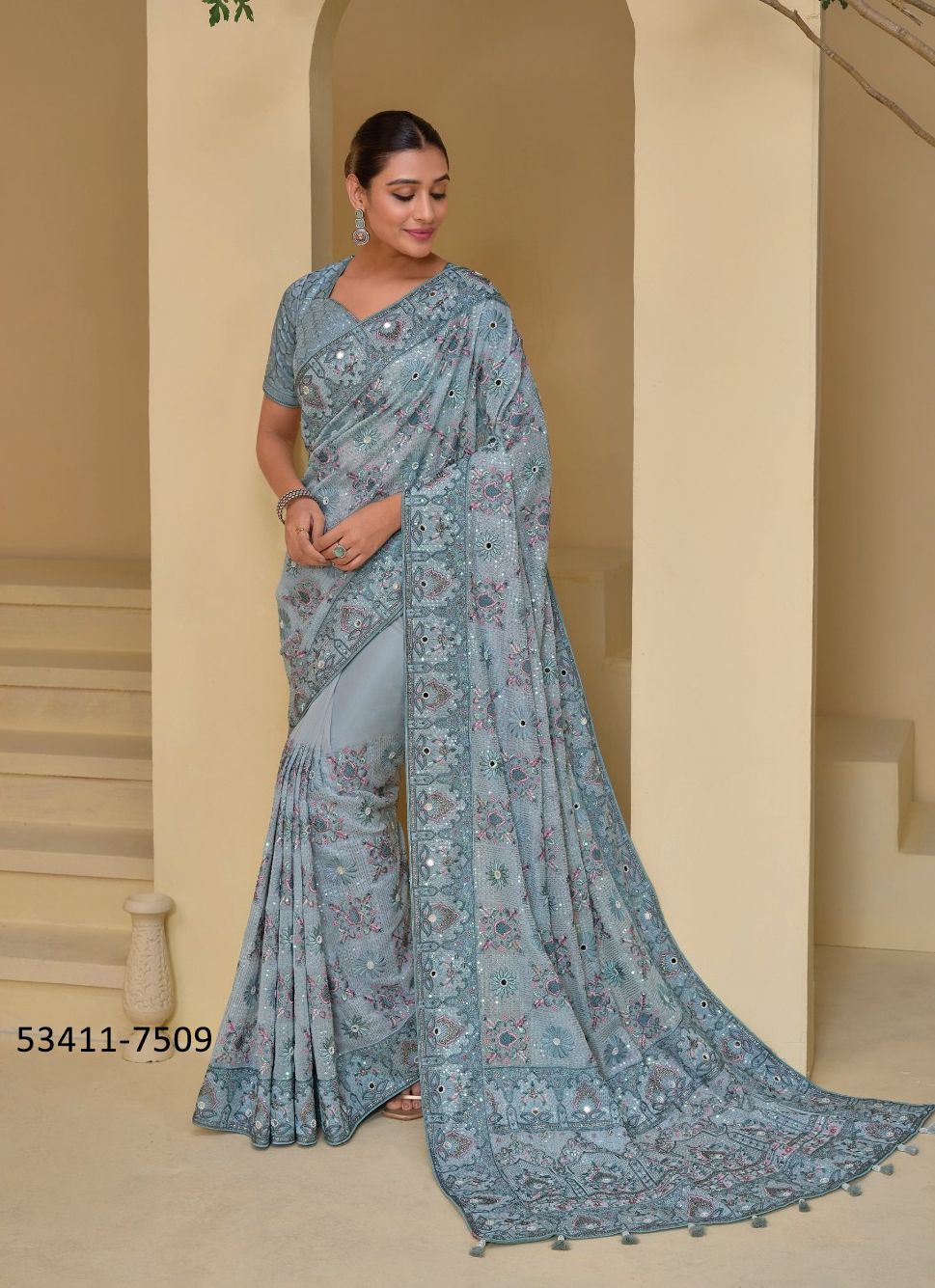 SERIES 7501-7513 - CATALOG # 53411 (SET OF 13 SAREES)