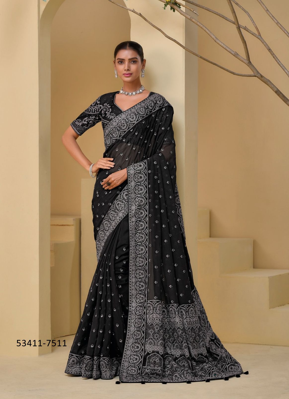 SERIES 7501-7513 - CATALOG # 53411 (SET OF 13 SAREES)
