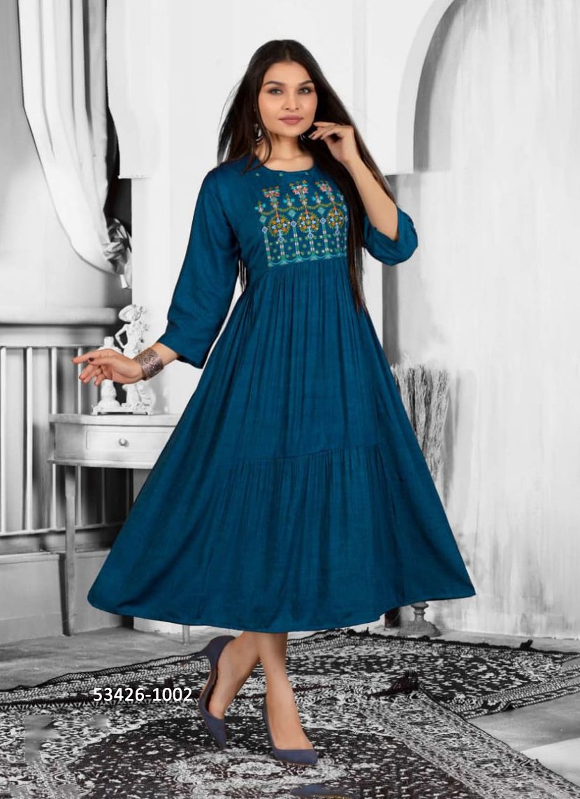 ZIYA - CATALOG # 53426 (SET OF 6 READYMADE KURTIS) ZIYA - CATALOG # 53426 (SET OF 6 READYMADE KURTIS)