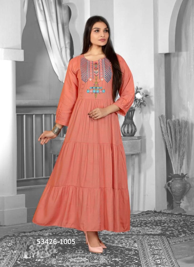 ZIYA - CATALOG # 53426 (SET OF 6 READYMADE KURTIS) ZIYA - CATALOG # 53426 (SET OF 6 READYMADE KURTIS)