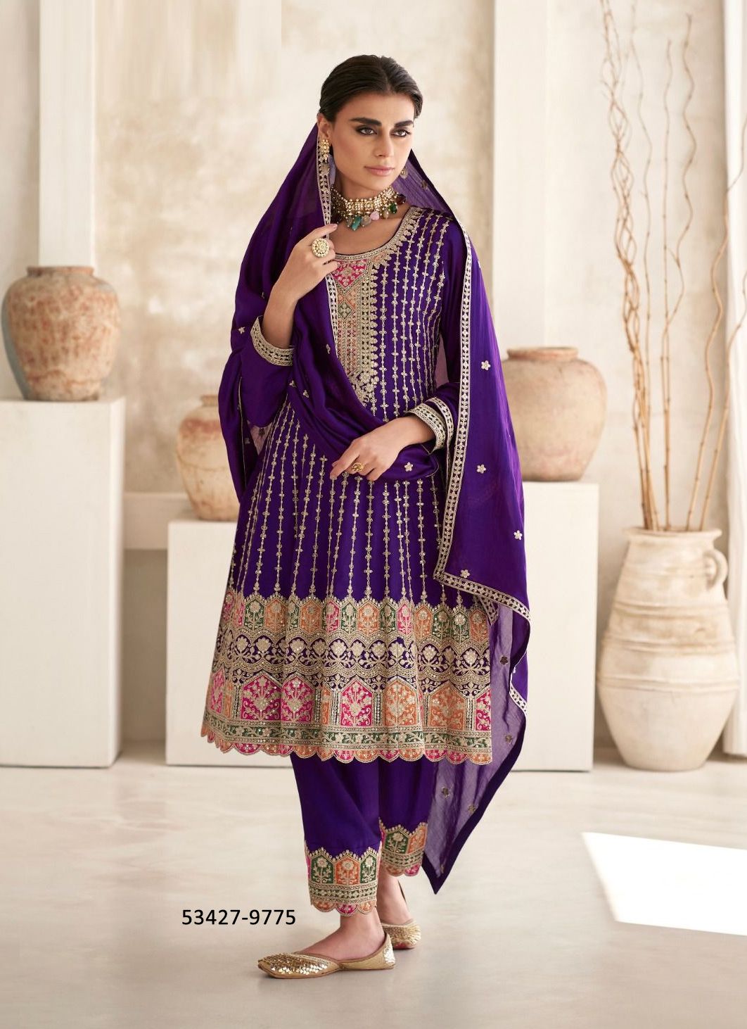 ROMANI - CATALOG # 53427 (SET OF 4 READYMADE SUITS) ROMANI - CATALOG # 53427 (SET OF 4 READYMADE SUITS)