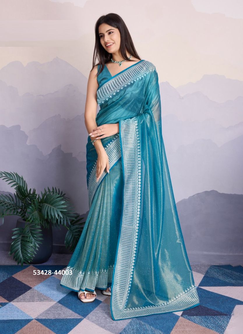 MAHARANI - CATALOG # 53428 (SET OF 4 SAREES) MAHARANI - CATALOG # 53428 (SET OF 4 SAREES)