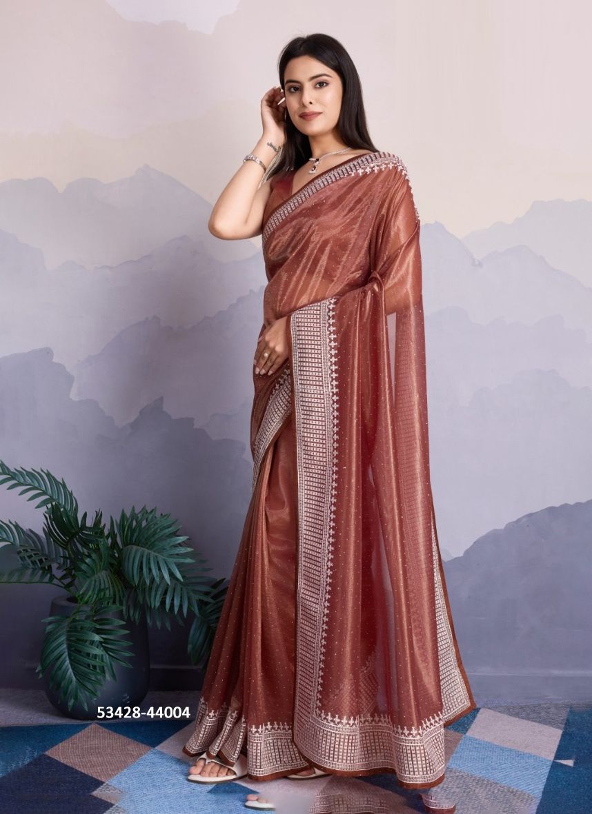 MAHARANI - CATALOG # 53428 (SET OF 4 SAREES) MAHARANI - CATALOG # 53428 (SET OF 4 SAREES)