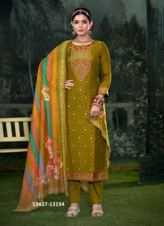 RAAG - CATALOG # 53437 (SET OF 6 SEMI-STITCHED SUITS)