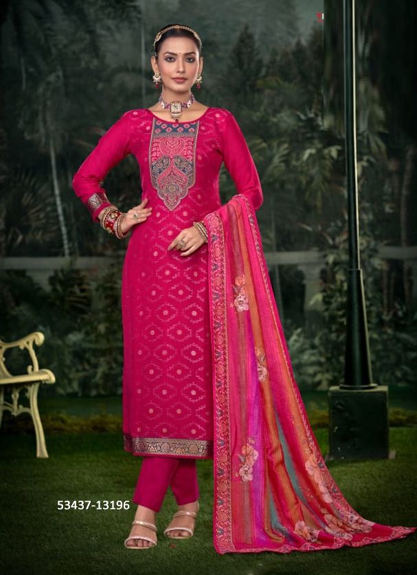 RAAG - CATALOG # 53437 (SET OF 6 SEMI-STITCHED SUITS)