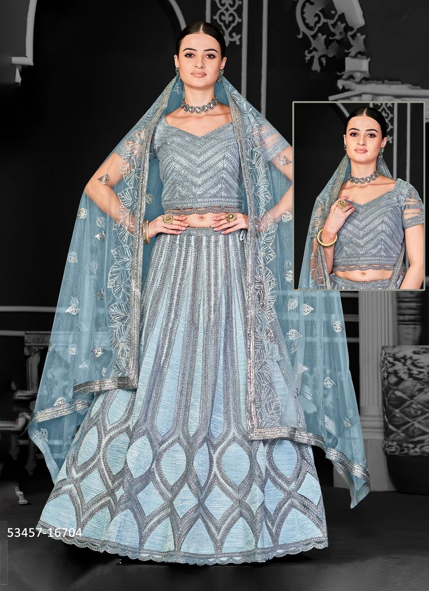BONANZA 2 - CATALOG # 53457 (SET OF 14 LEHENGAS (SEMI-STITCHED)) BONANZA 2 - CATALOG # 53457 (SET OF 14 LEHENGAS (SEMI-STITCHED))