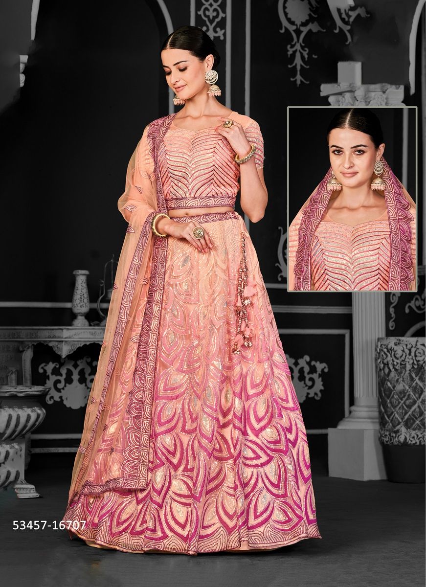 BONANZA 2 - CATALOG # 53457 (SET OF 14 LEHENGAS (SEMI-STITCHED)) BONANZA 2 - CATALOG # 53457 (SET OF 14 LEHENGAS (SEMI-STITCHED))