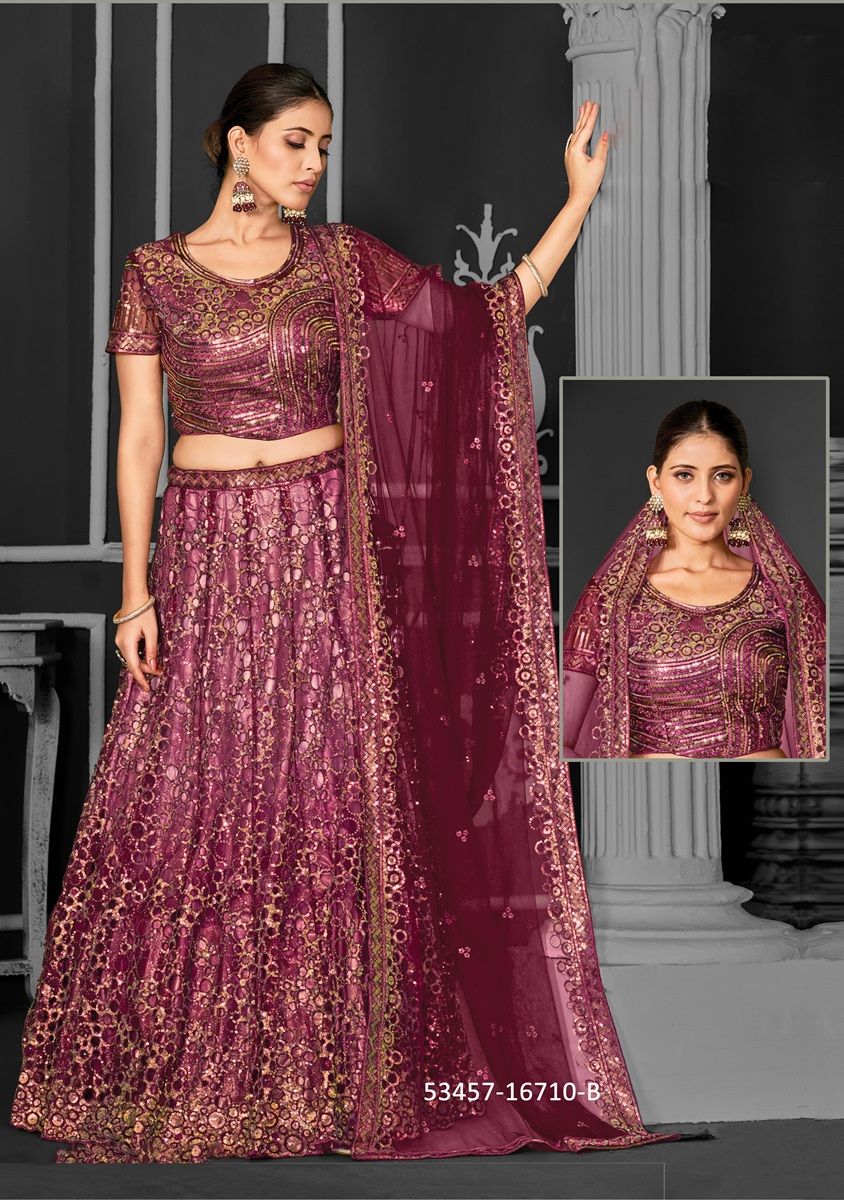 BONANZA 2 - CATALOG # 53457 (SET OF 14 LEHENGAS (SEMI-STITCHED)) BONANZA 2 - CATALOG # 53457 (SET OF 14 LEHENGAS (SEMI-STITCHED))