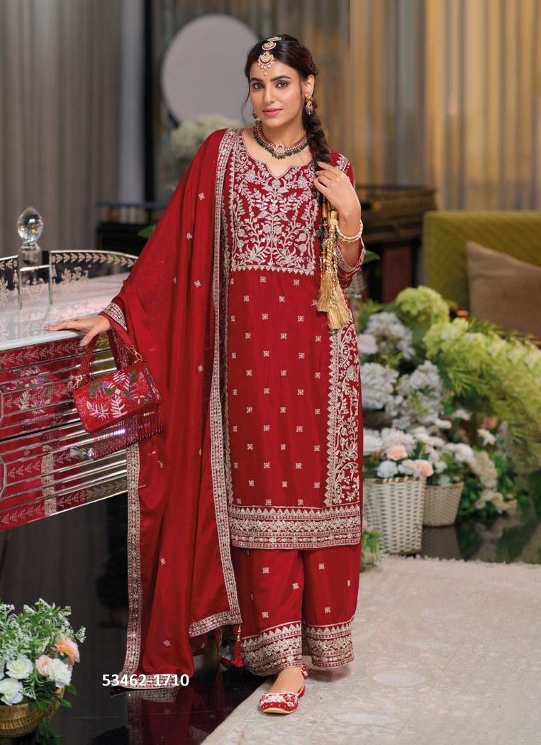 SHAYONI - CATALOG # 53462 (SET OF 3 READYMADE SUITS)
