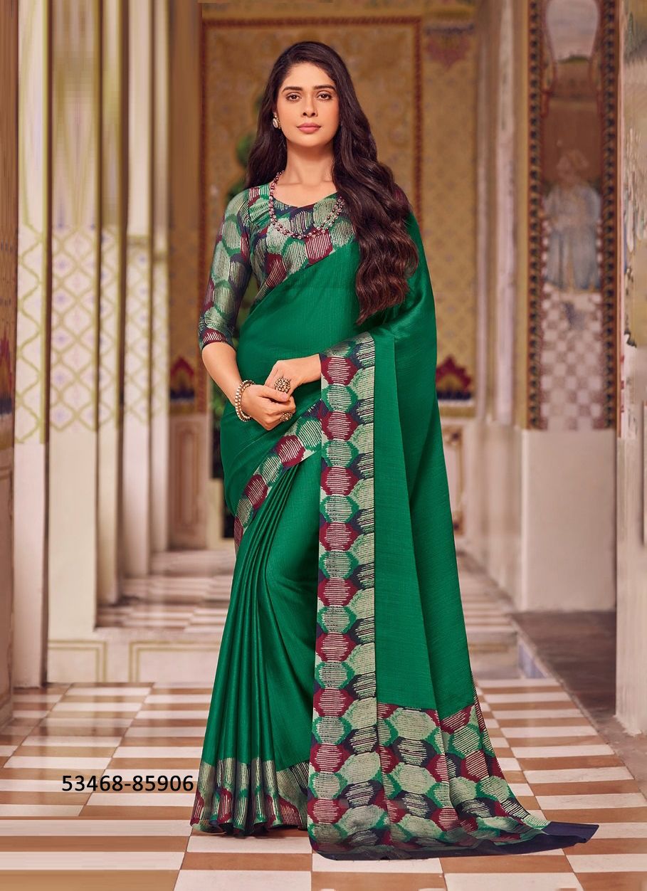 JULIET CHIFFON 19 - CATALOG # 53468 (SET OF 12 SAREES)