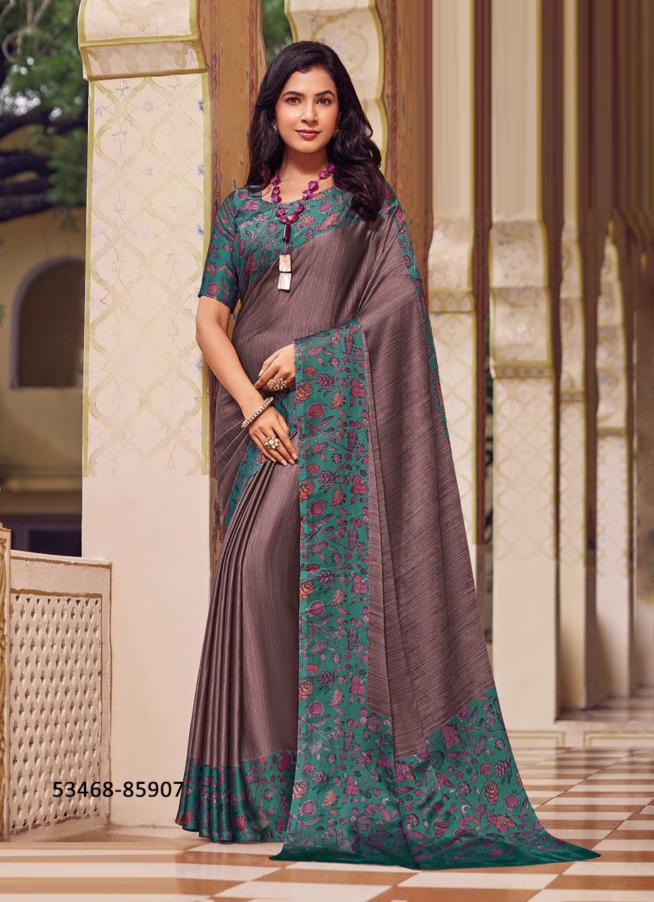 JULIET CHIFFON 19 - CATALOG # 53468 (SET OF 12 SAREES)