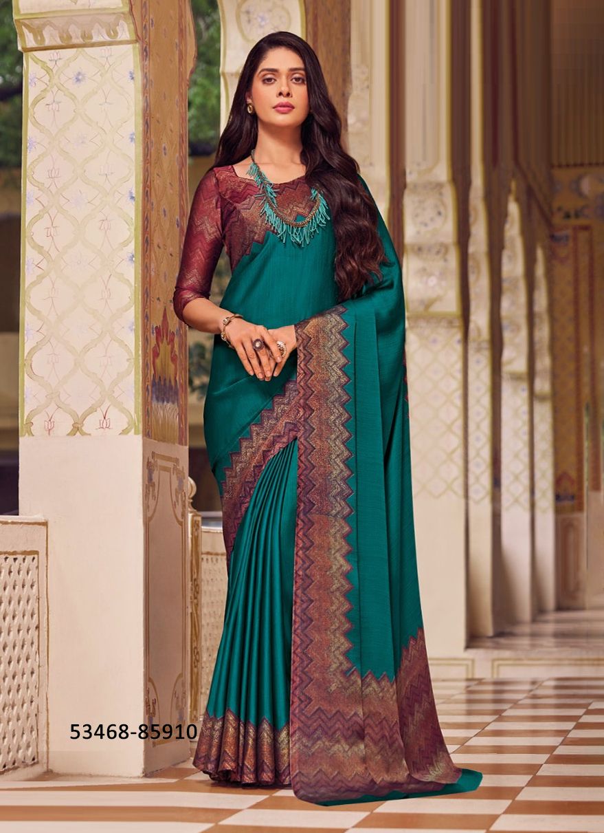 JULIET CHIFFON 19 - CATALOG # 53468 (SET OF 12 SAREES)