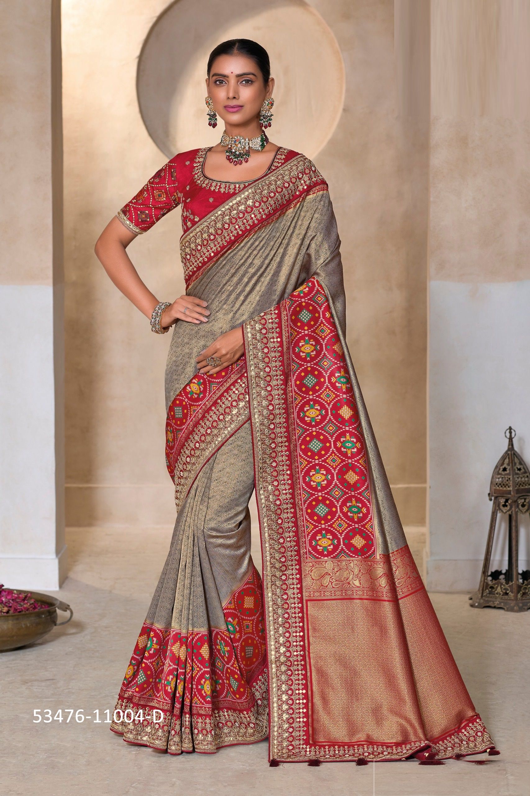 SERIES 11004 - CATALOG # 53476 (SET OF 4 SAREES)